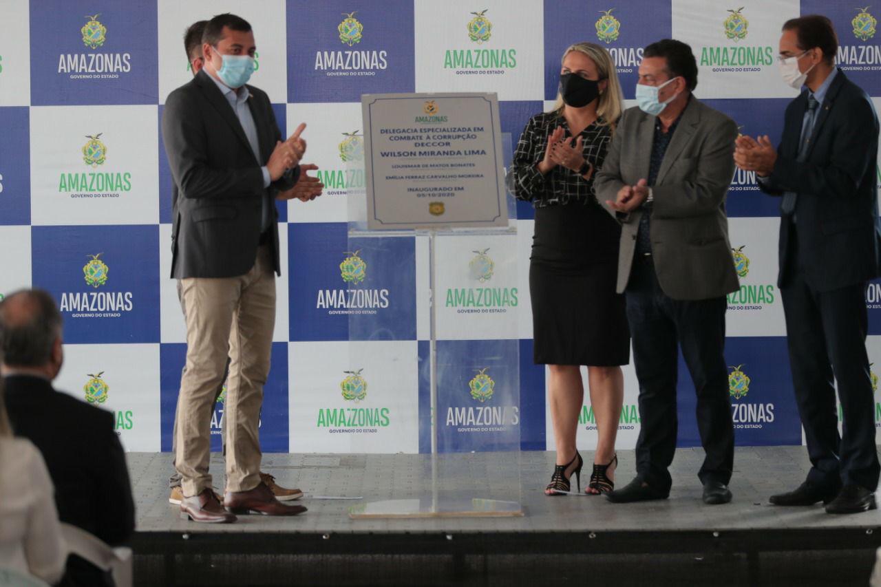 Wilson Lima inaugura Delegacia Especializada em Combate à Corrupção