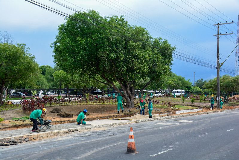 Distrito Industrial já ganha ‘nova cara’ com avanço das ações de paisagismo e urbanismo