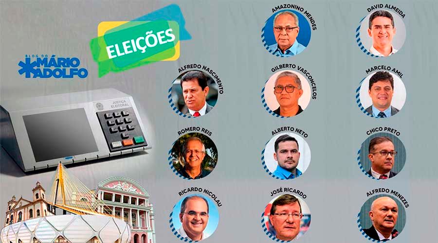 Confira onde vota cada candidato a prefeito de Manaus