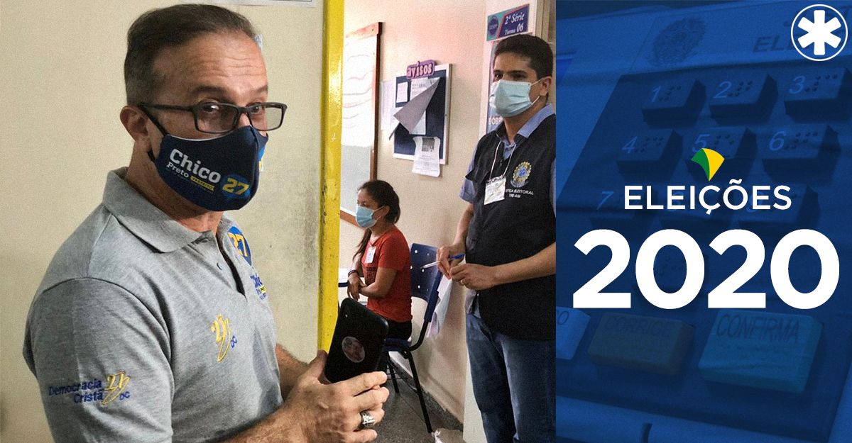 Chico Preto foi o último a votar e filosofou: 'a vida é um plantio constante'