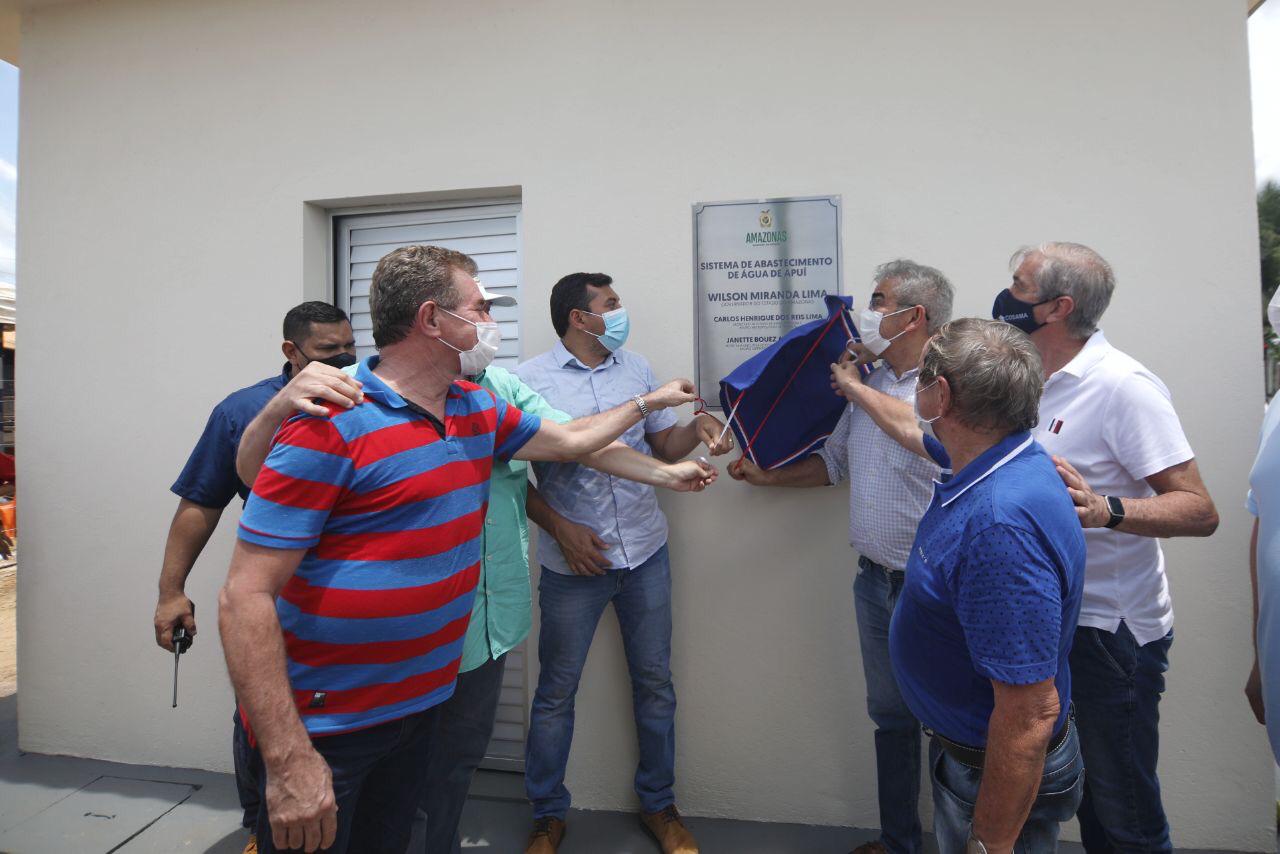 Wilson inaugura sistema de abastecimento de água potável em Apuí
