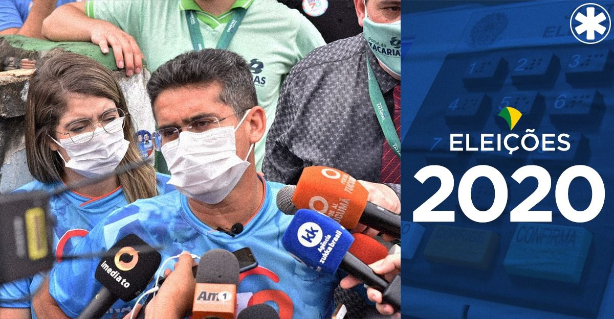 David vota com camiseta exibindo a foto da esposa falecida e diz que já se “sente vitorioso” pela possibilidade de chegar ao segundo turno