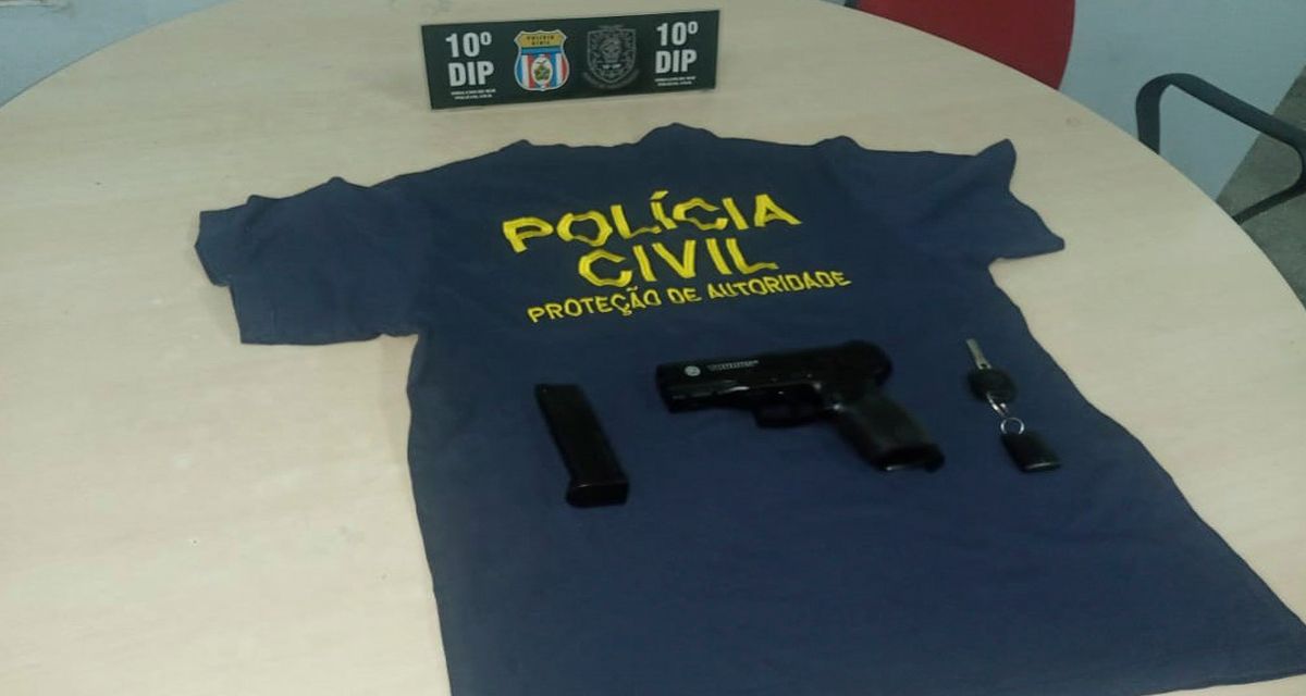 Falso policial é preso com arma e sirene em Manaus
