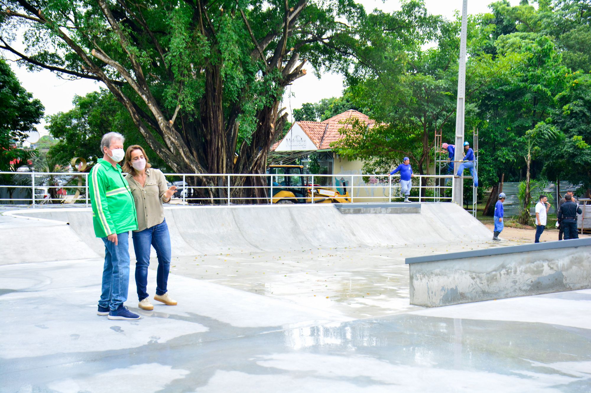 Prefeito acompanha finalização do Skate Park Ulysses Boca