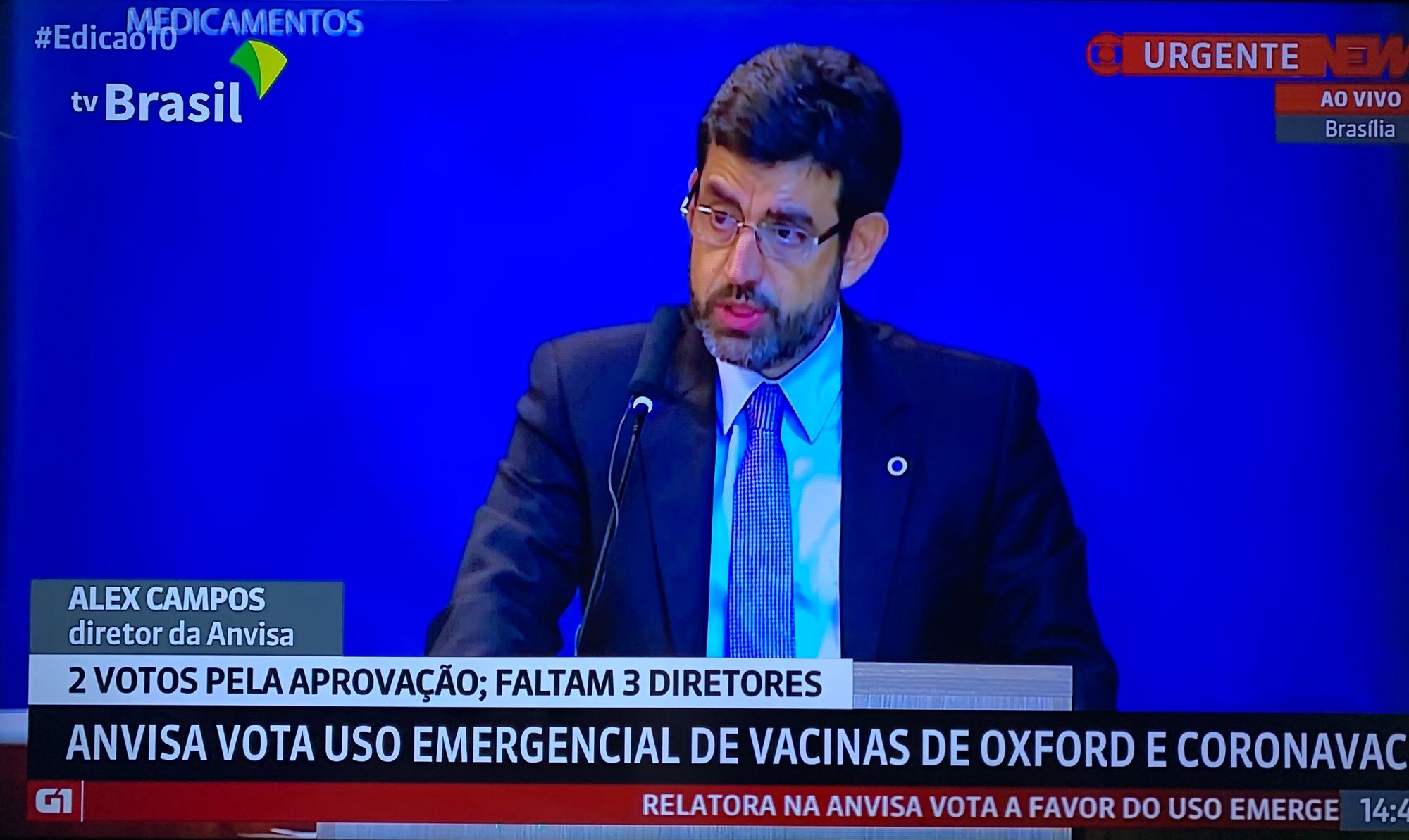 Ao aprovar vacina, diretor da Anvisa diz que País falhou com o Amazonas: 'O Estado Brasileiro falhou'