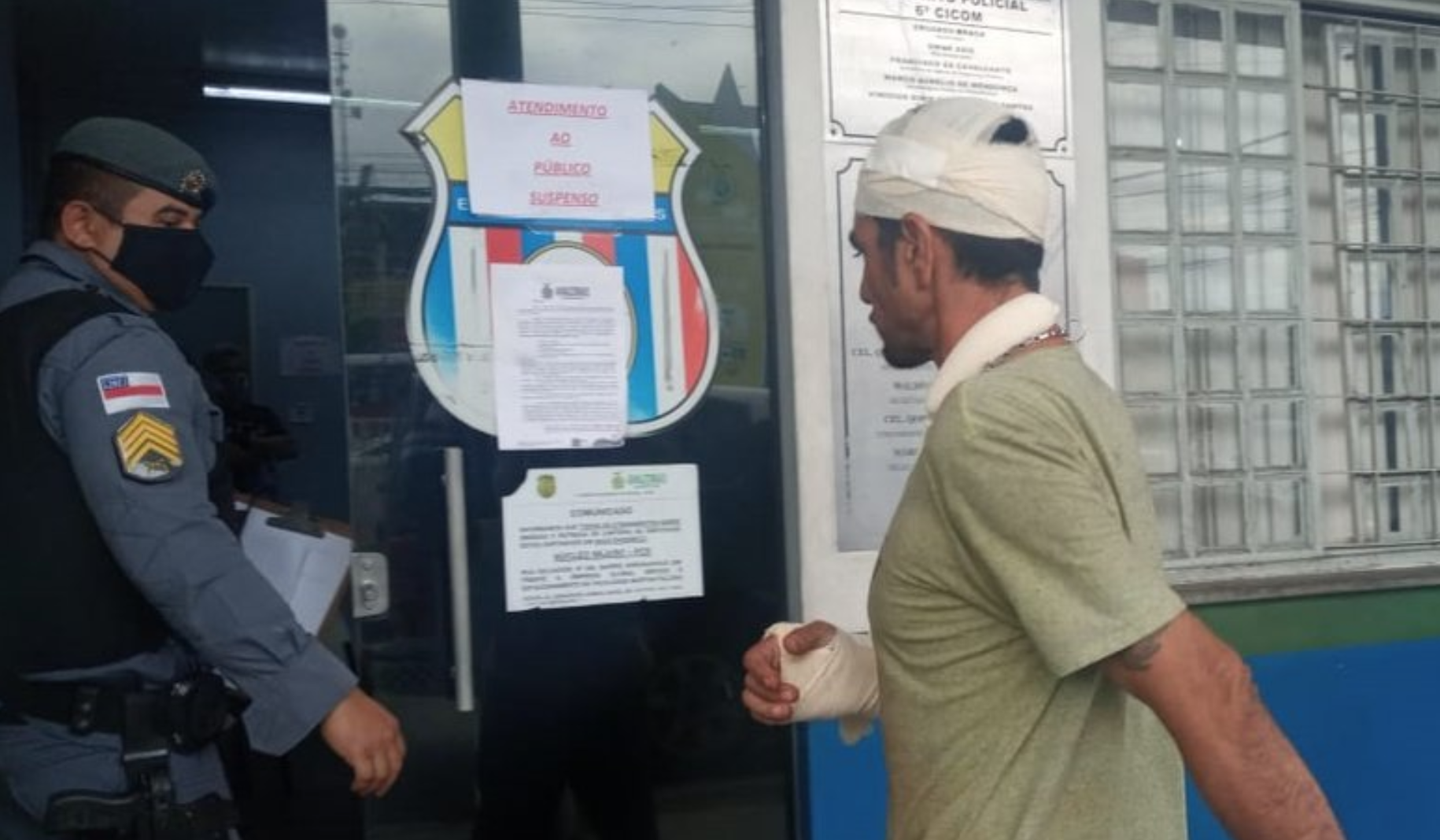 Homem tenta assaltar mercadinho e é espancado no Colônia Terra Nova