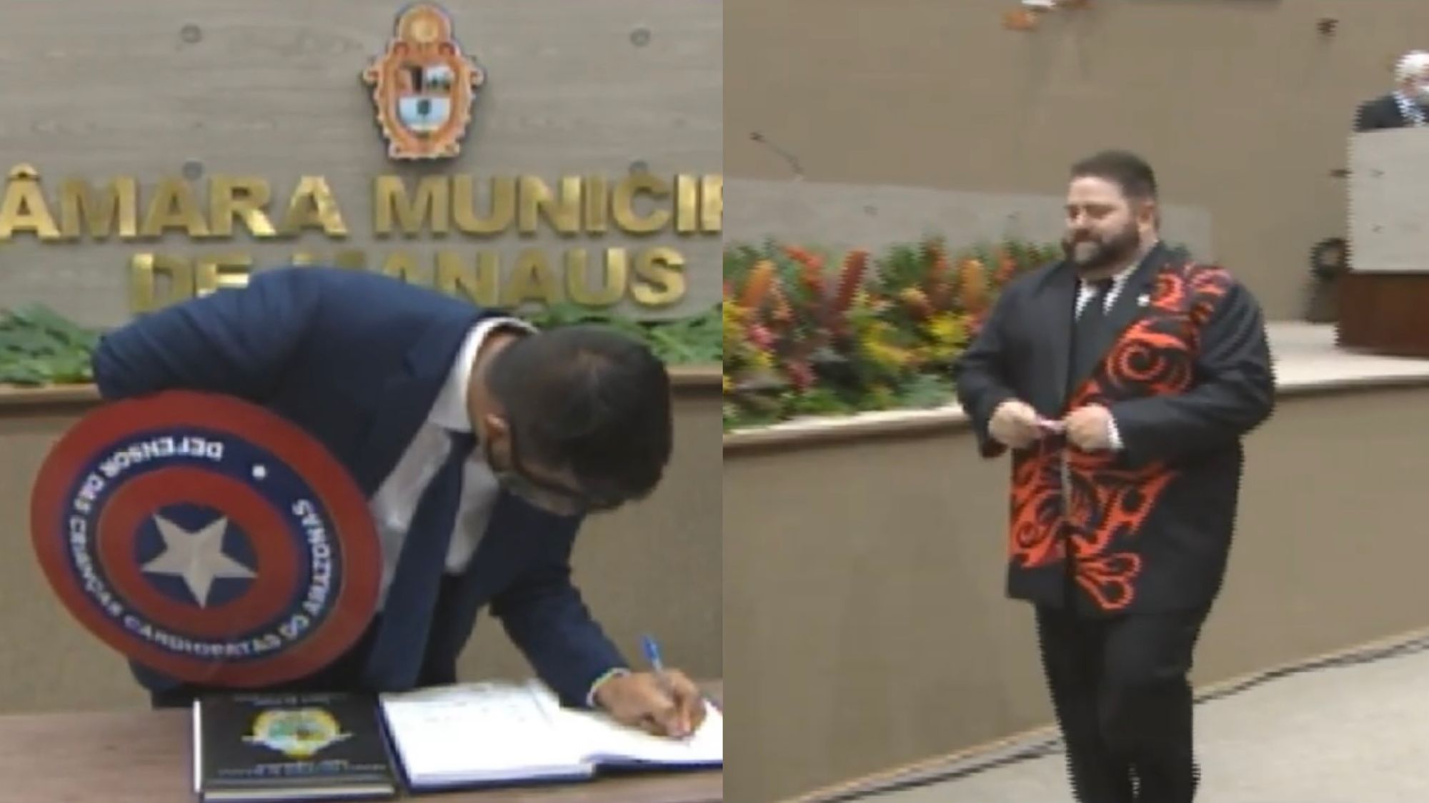 Vereadores de Manaus tomam posse e chamam atenção pela irreverência