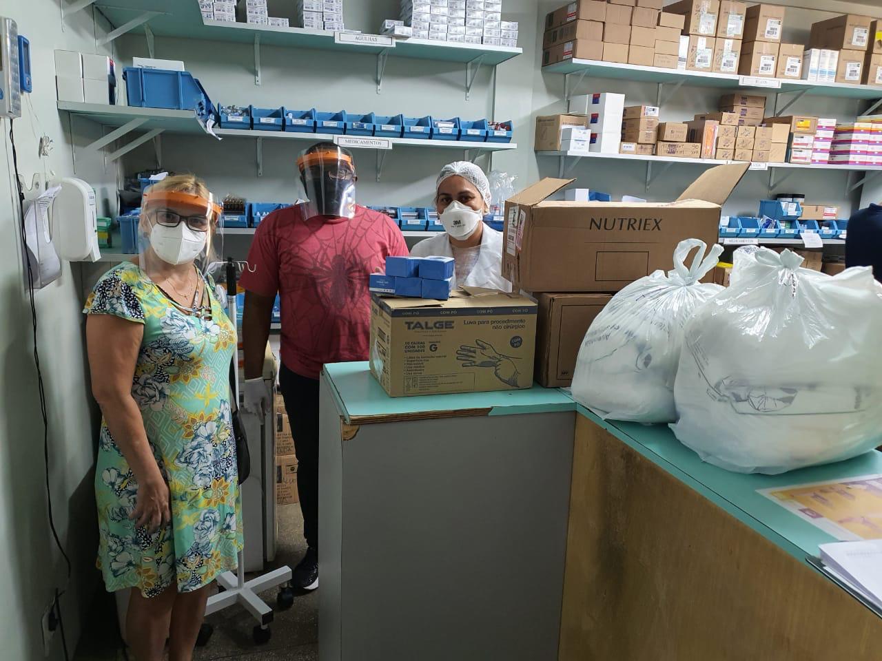 Em campanha, Associação do Polo Digital faz doação de insumos hospitalares