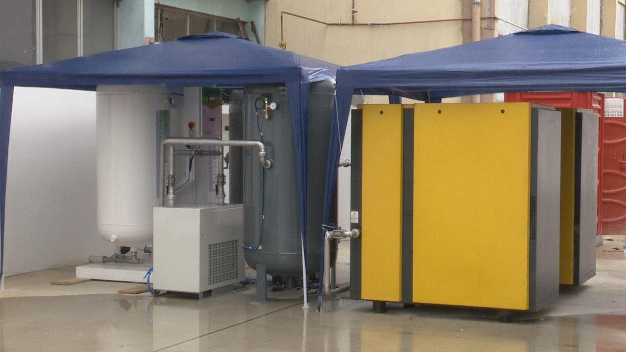HUGV recebe instalação de usina de oxigênio por atender pacientes com Covid-19