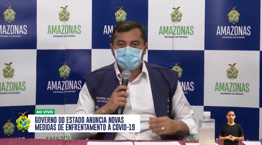 Wilson Lima prorroga decreto de restrições e cancela feriado do Carnaval