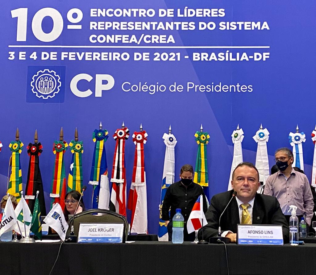 Afonso Lins é eleito coordenador nacional do Colégio de Presidentes de Crea