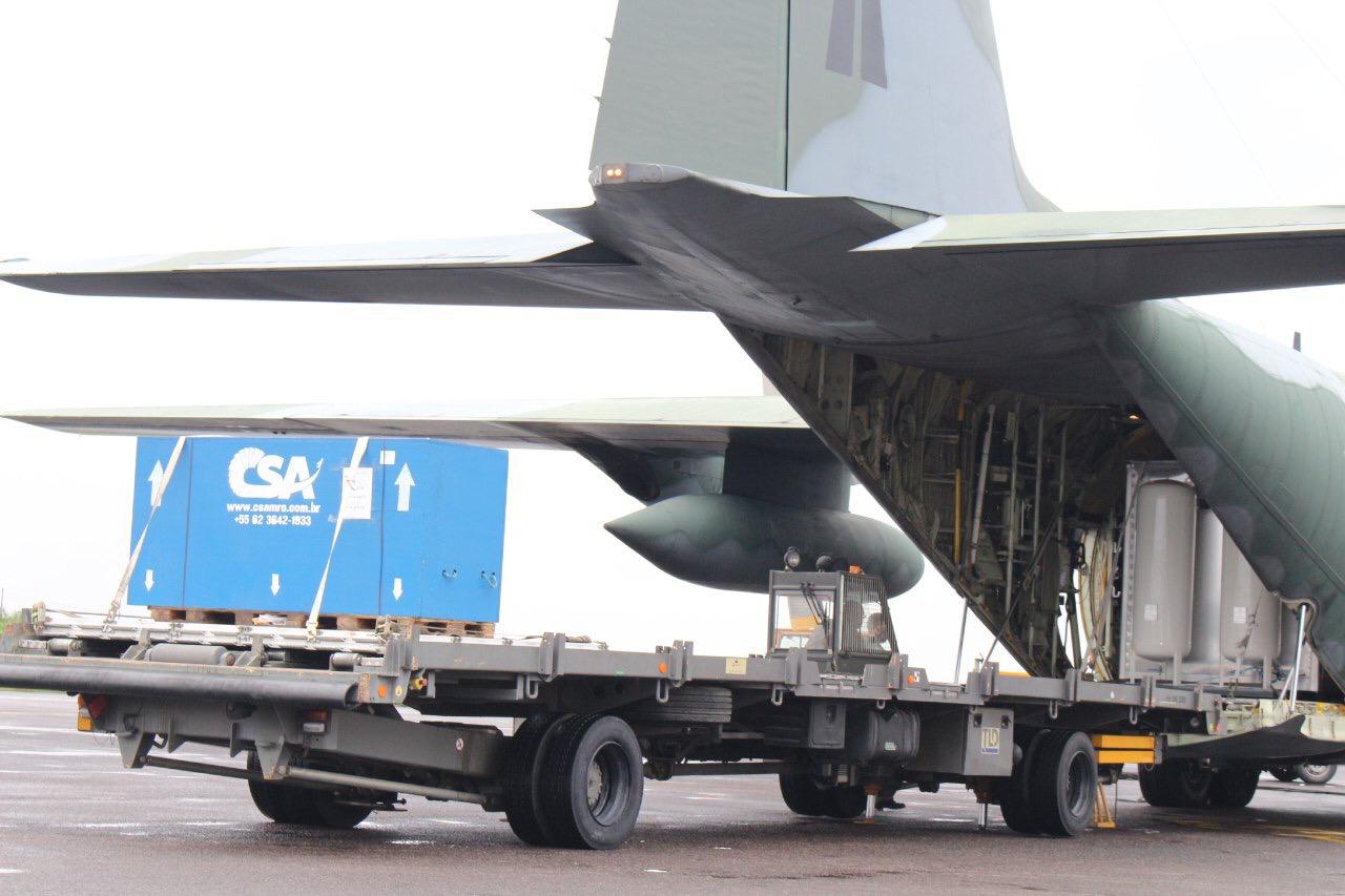 Amazonas recebe mais duas usinas de oxigênio que serão enviadas ao interior do estado