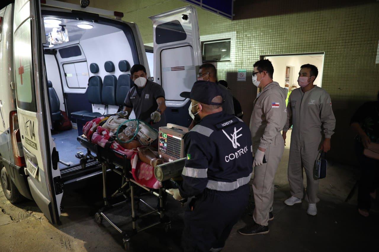 Transferências de pacientes do interior para a capital são intensificadas