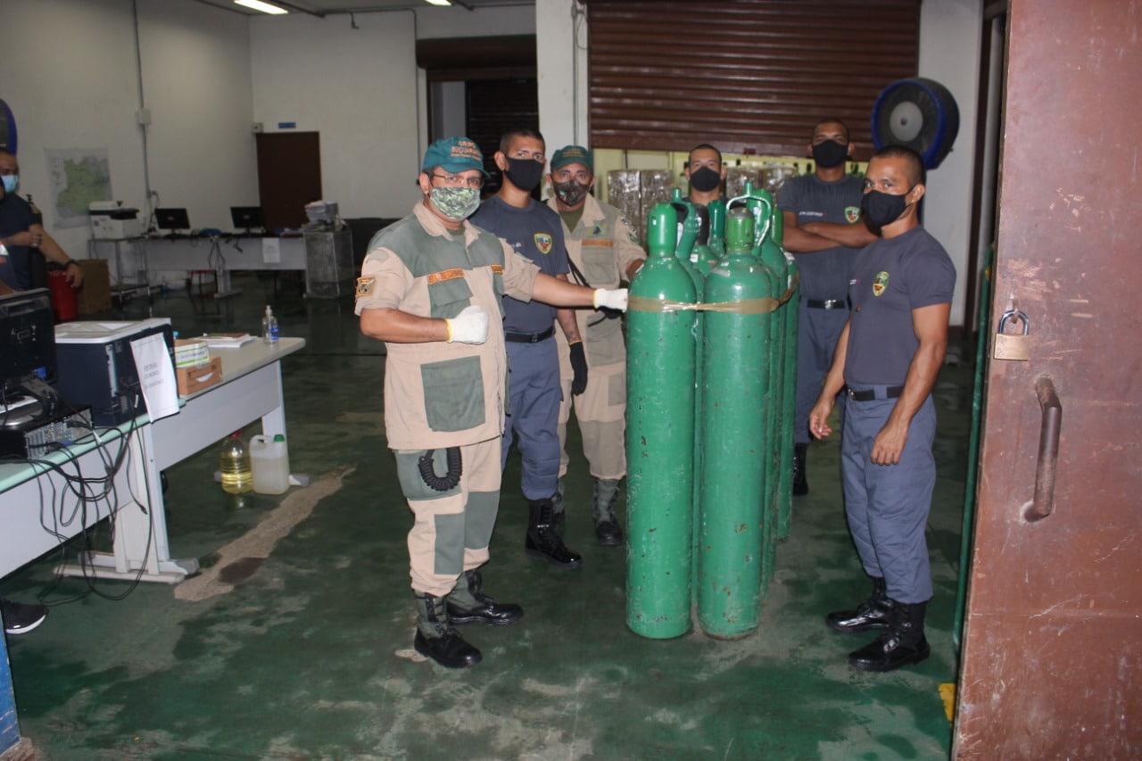 Defesa Civil do Amazonas já enviou mais de 7 mil cilindros de oxigênio reabastecidos ao interior