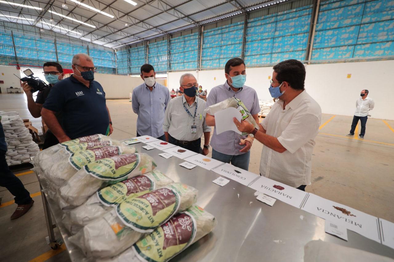 Wilson destina mais de 40 toneladas de sementes e grãos para agricultura familiar do estado