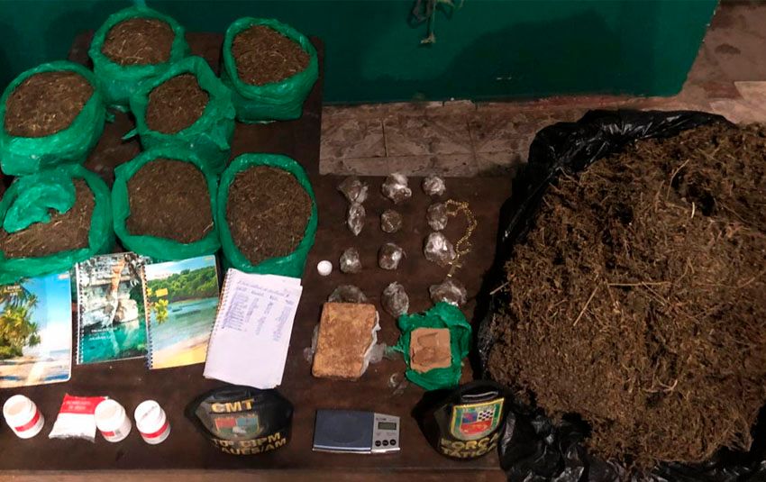 Homem é preso com drogas após tentar fugir de policiais