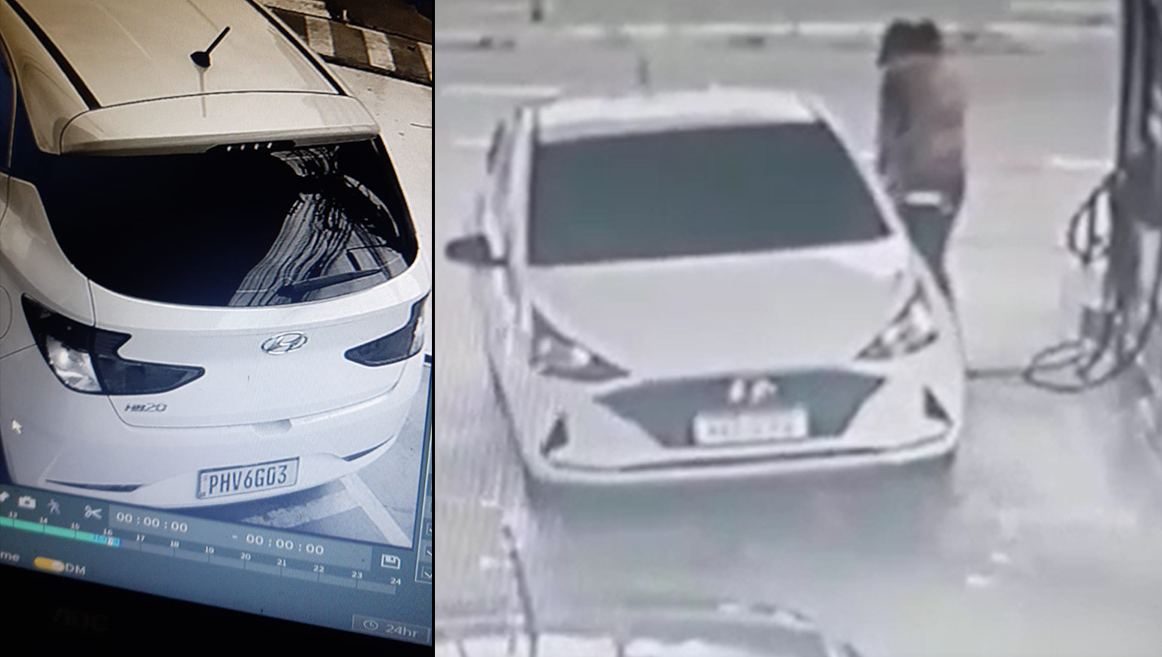 Polícia procura motorista que abasteceu carro e fugiu sem pagar