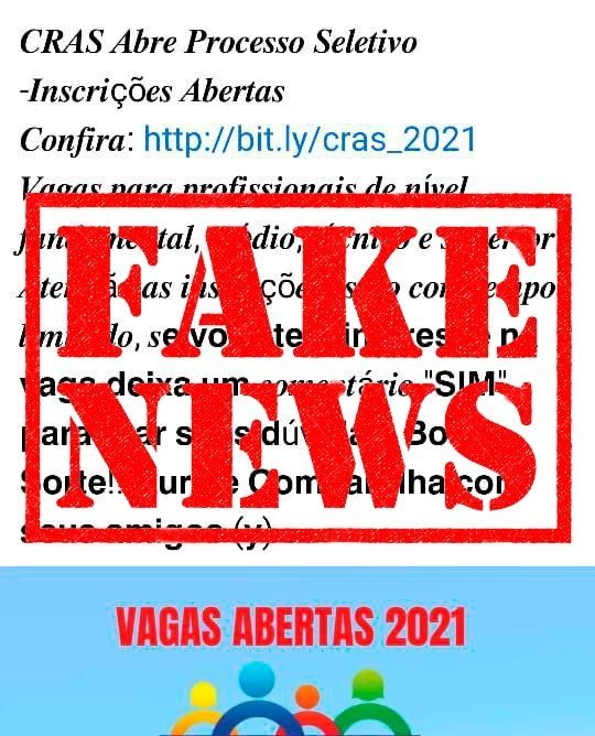 Prefeitura de Manaus diz que é falso processo seletivo para trabalhar nos Cras