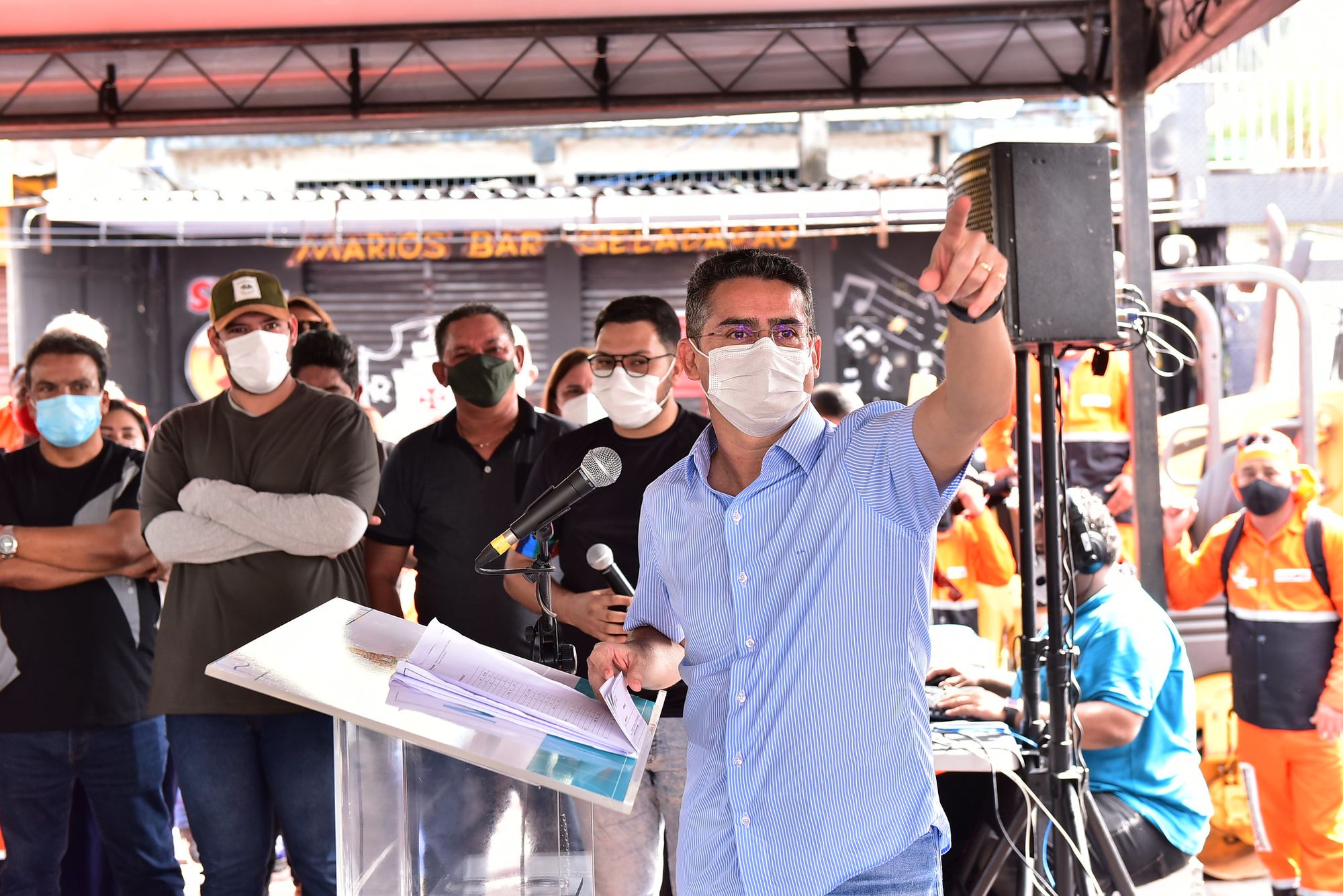 David Almeida e Marcos Rotta lançam pacote de obras de inverno que vai levar tapa-buracos para 1,7 mil ruas em Manaus