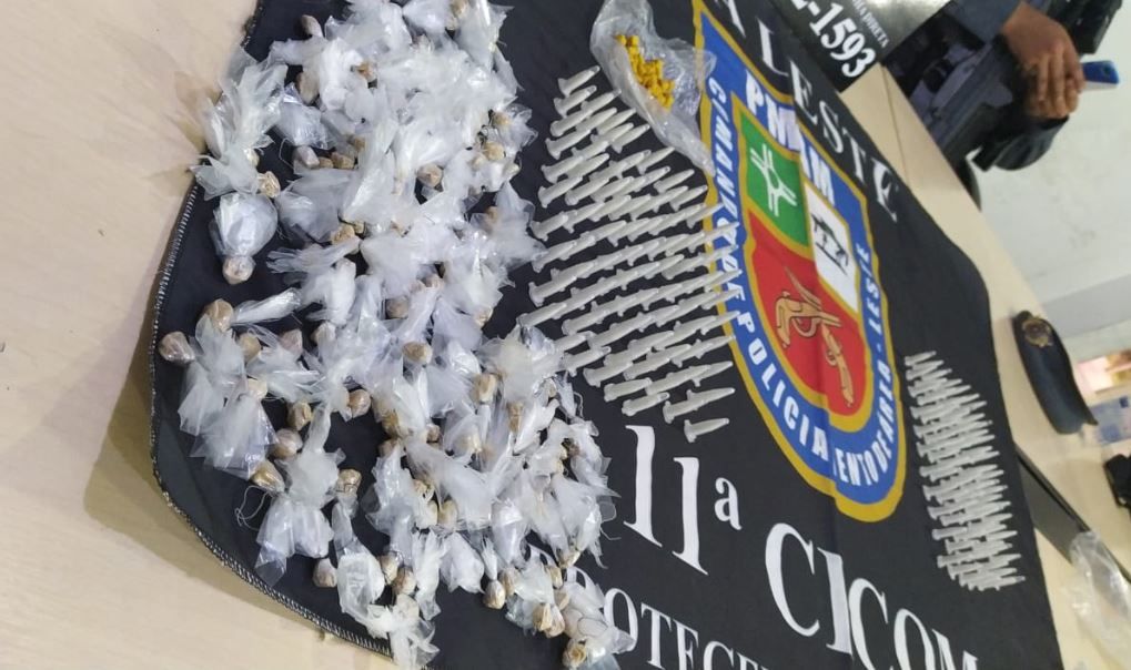 Adolescente é apreendido com  drogas no Coroado