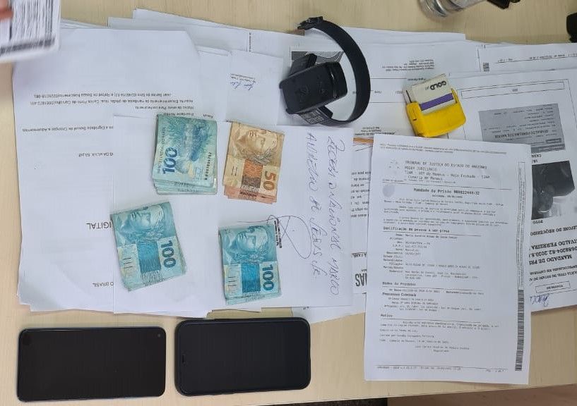 Foragido da Justiça do Pará é preso com mais de R$ 3 mil em Manaus