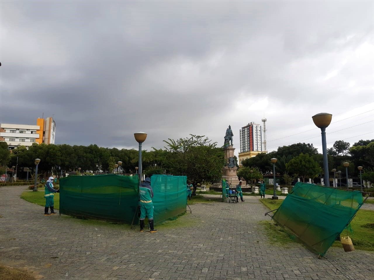 Praça da Saudade recebe ações de programa ambiental