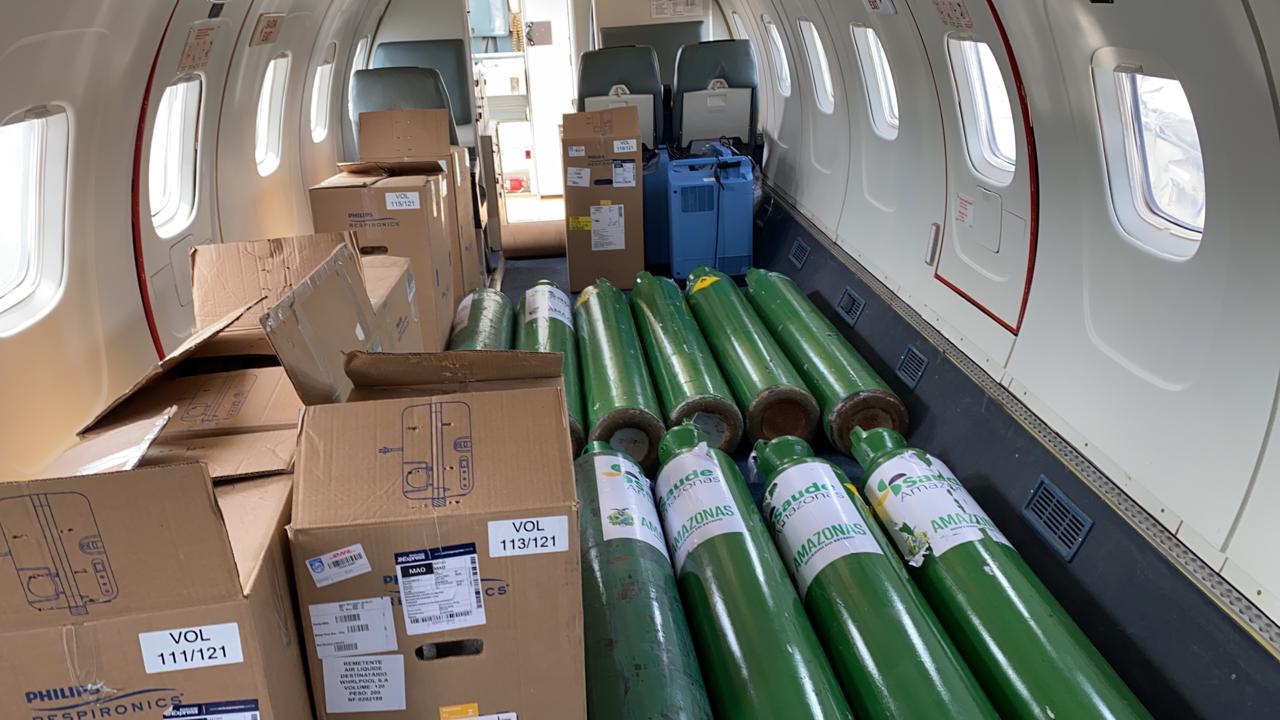 SES-AM envia mais 30 concentradores e 10 cilindros de oxigênio para Humaitá