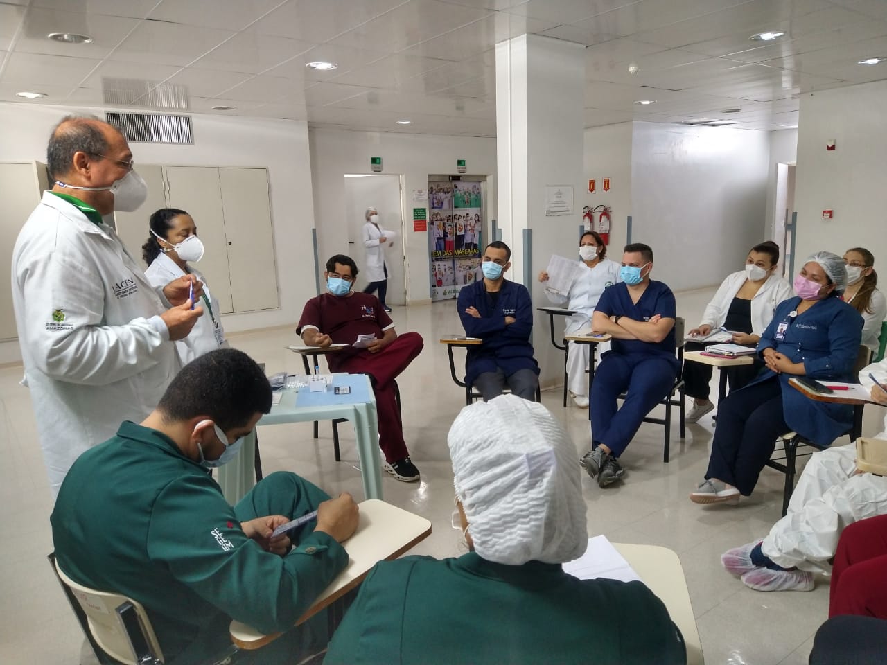 Covid-19: Profissionais do HPS 28 de Agosto recebem treinamento de exame RT-PCR