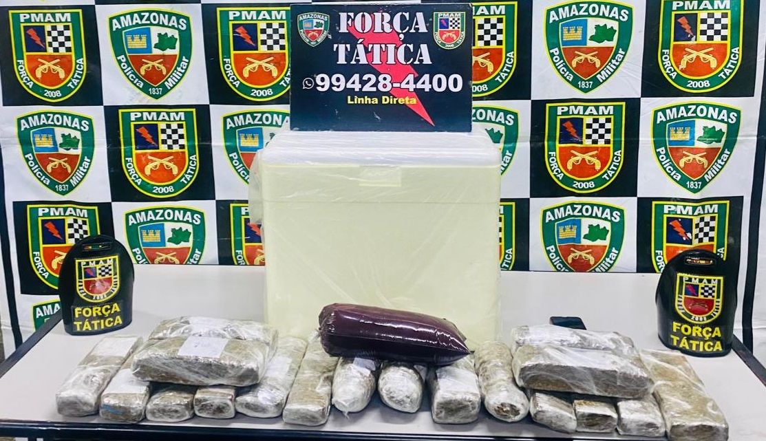 Homem é preso com droga escondida em pacotes de açaí