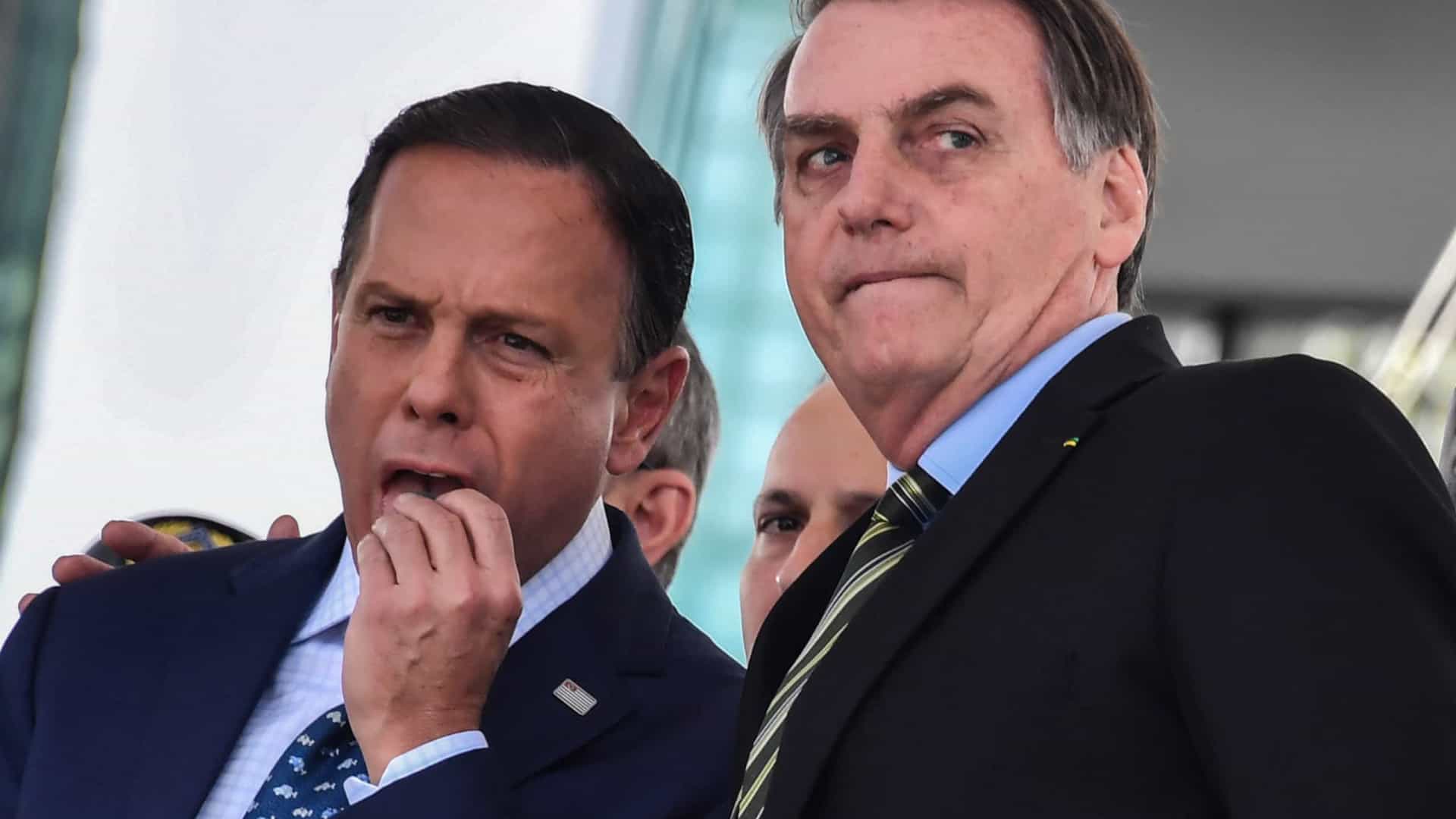 Bolsonaro diz que Doria está preocupado com 2022 e ataca Lula