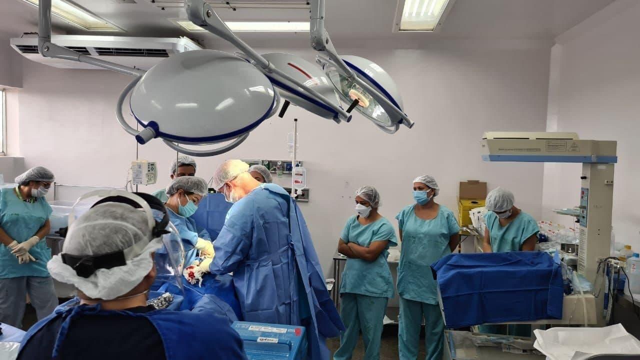 Hospital Francisca Mendes realiza cirurgia em recém-nascida com cardiopatia rara