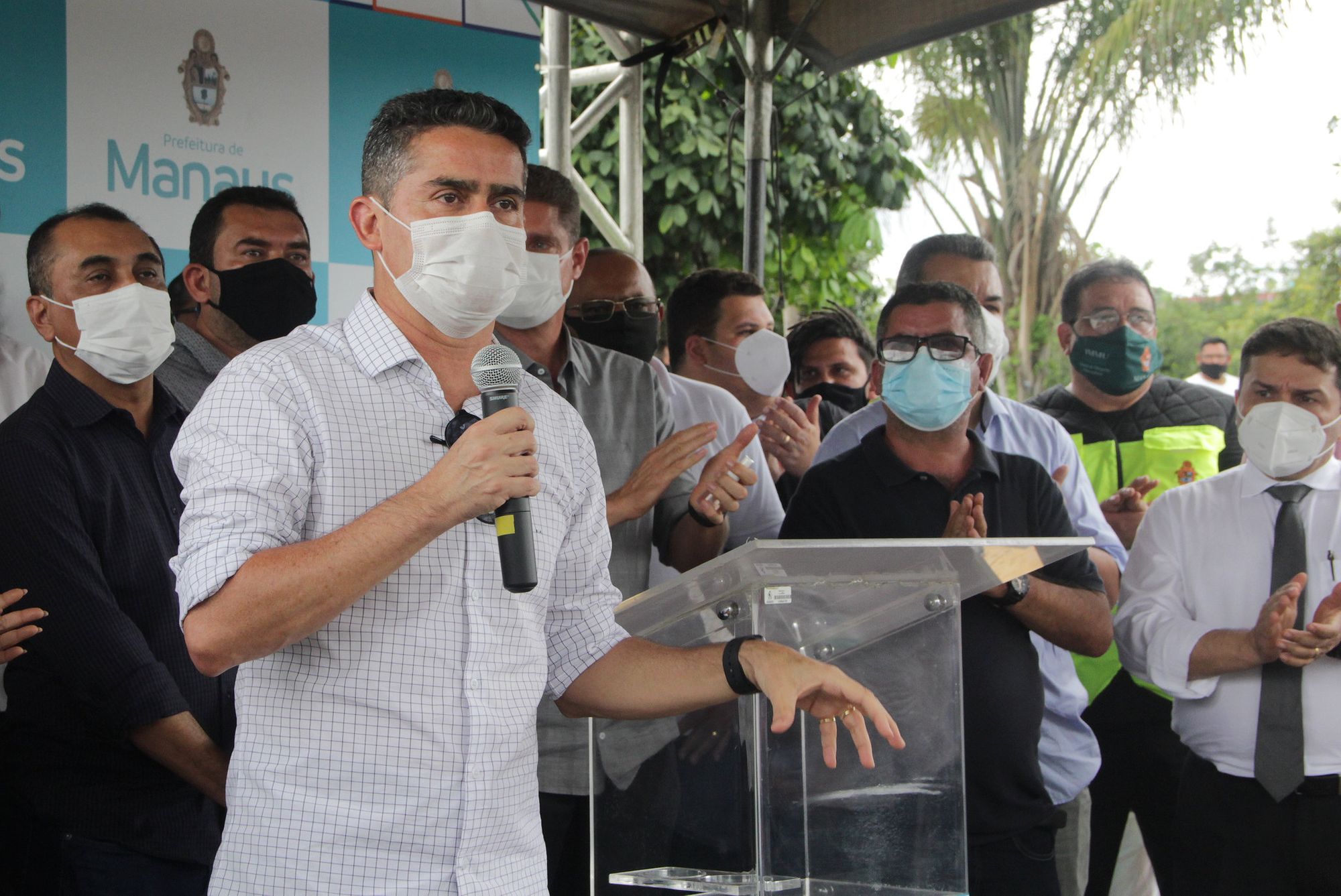 David anuncia 16 grandes obras para o trânsito de Manaus