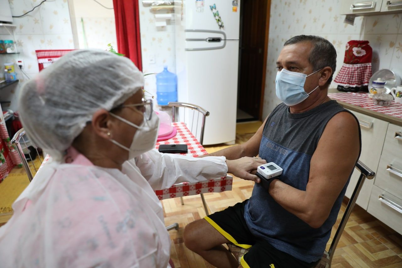 Pacientes com sequelas da Covid-19 são acompanhados pelo programa ‘Melhor em Casa'