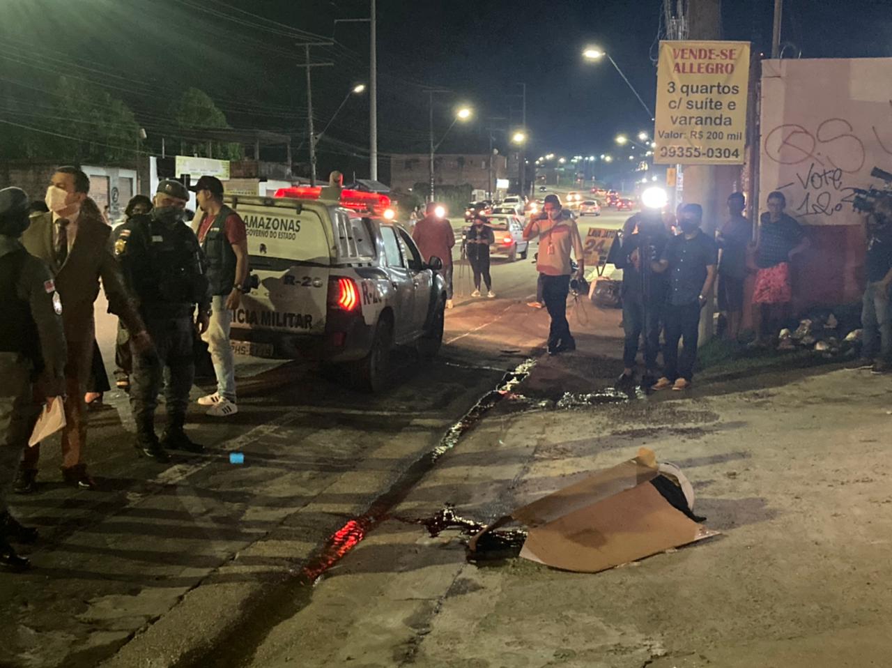 Homem é morto a tiros na avenida Torquato Tapajós