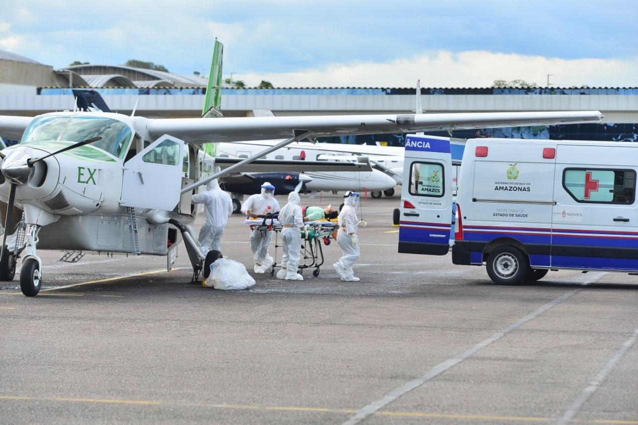Remoções de pacientes com Covid-19 de UTI aérea são zeradas nesta sexta-feira