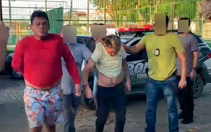 Quadrilha é presa por render motorista e roubar veículo em Manaus