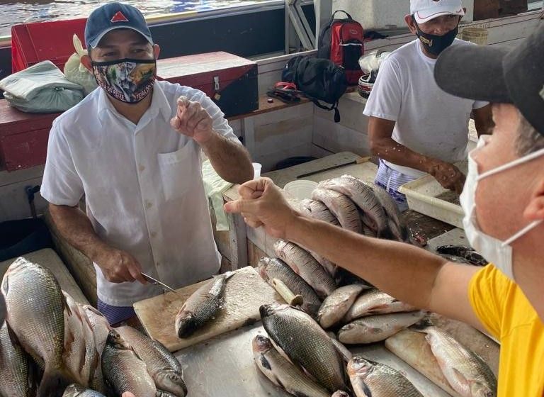 David confere nível do rio Negro e acompanha ações da operação ‘Cheia 2021’