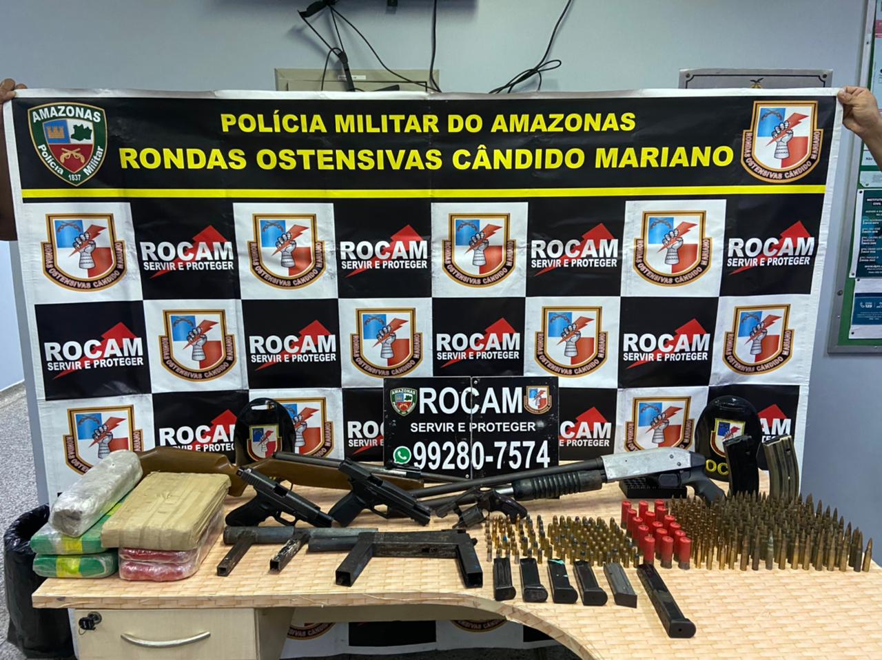 Polícia prende jovem com armas e 125 munições de fuzil em Manaus