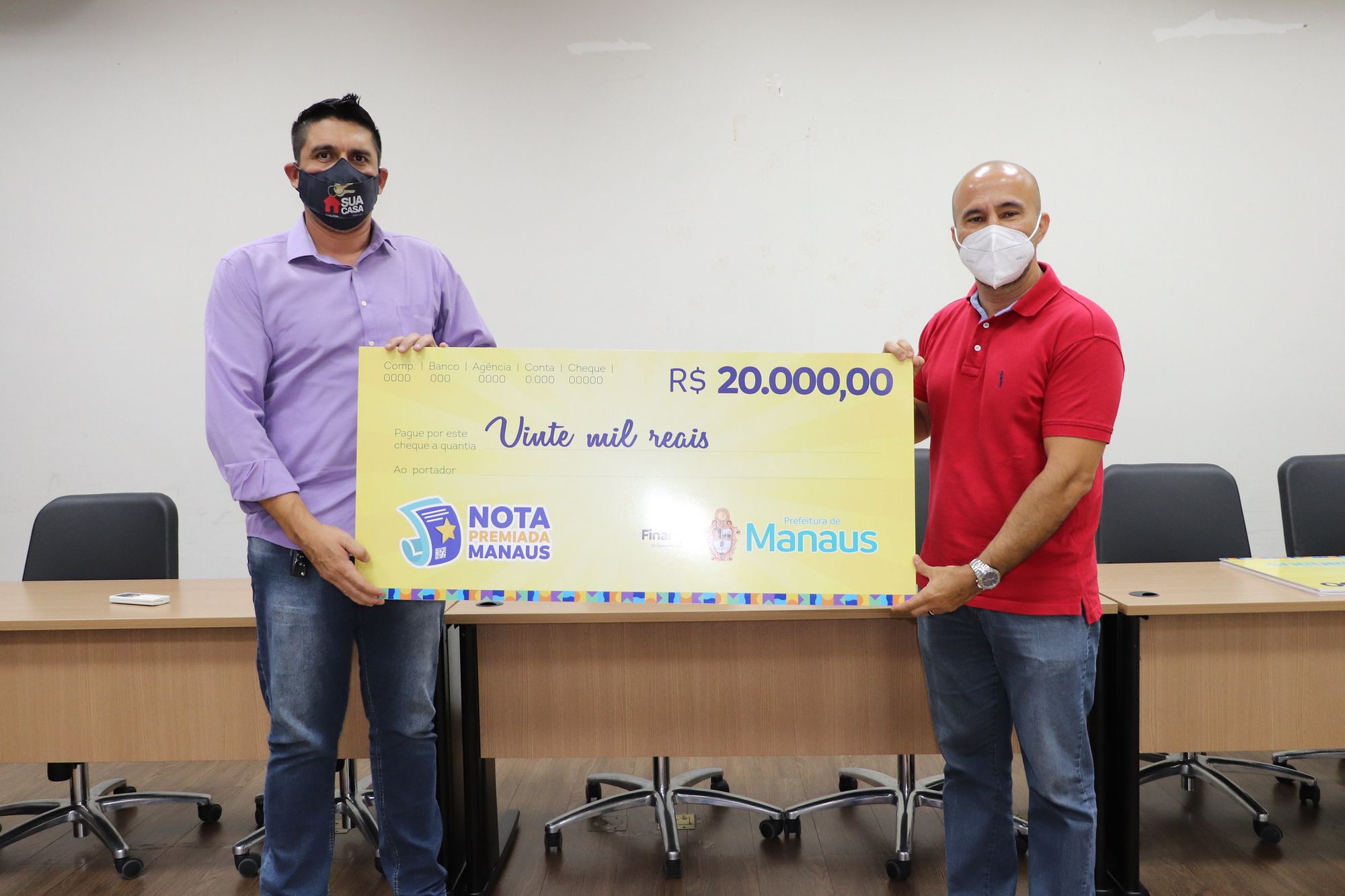 Manaus entrega mais R$ 112 mil aos ganhadores do terceiro sorteio da Nota Premiada