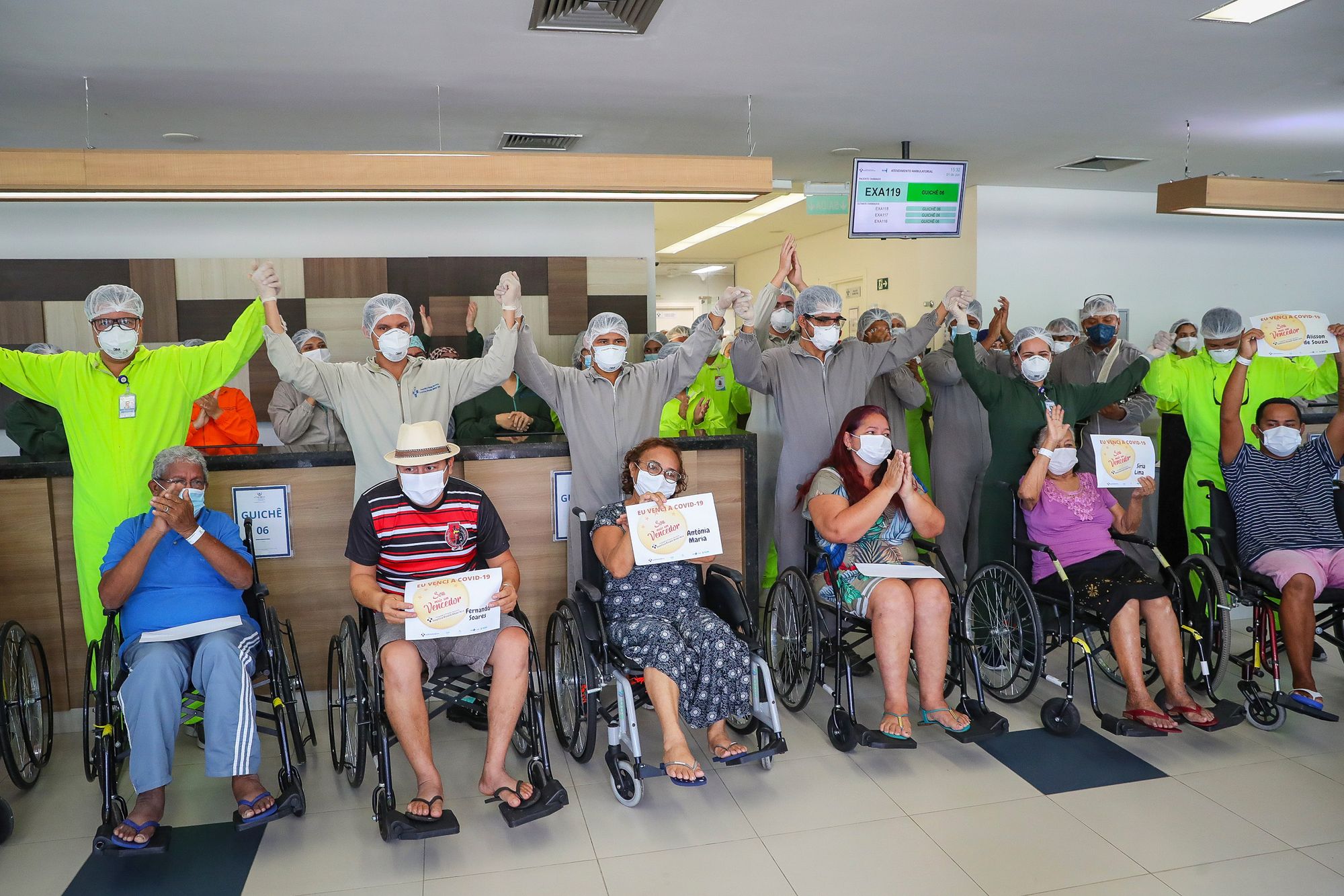 Hospital Delphina Aziz supera 6 mil altas de pacientes curados da Covid-19