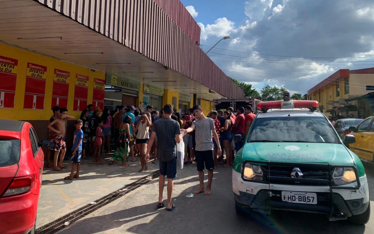 Homem é perseguido e morto dentro de mercado em Manaus