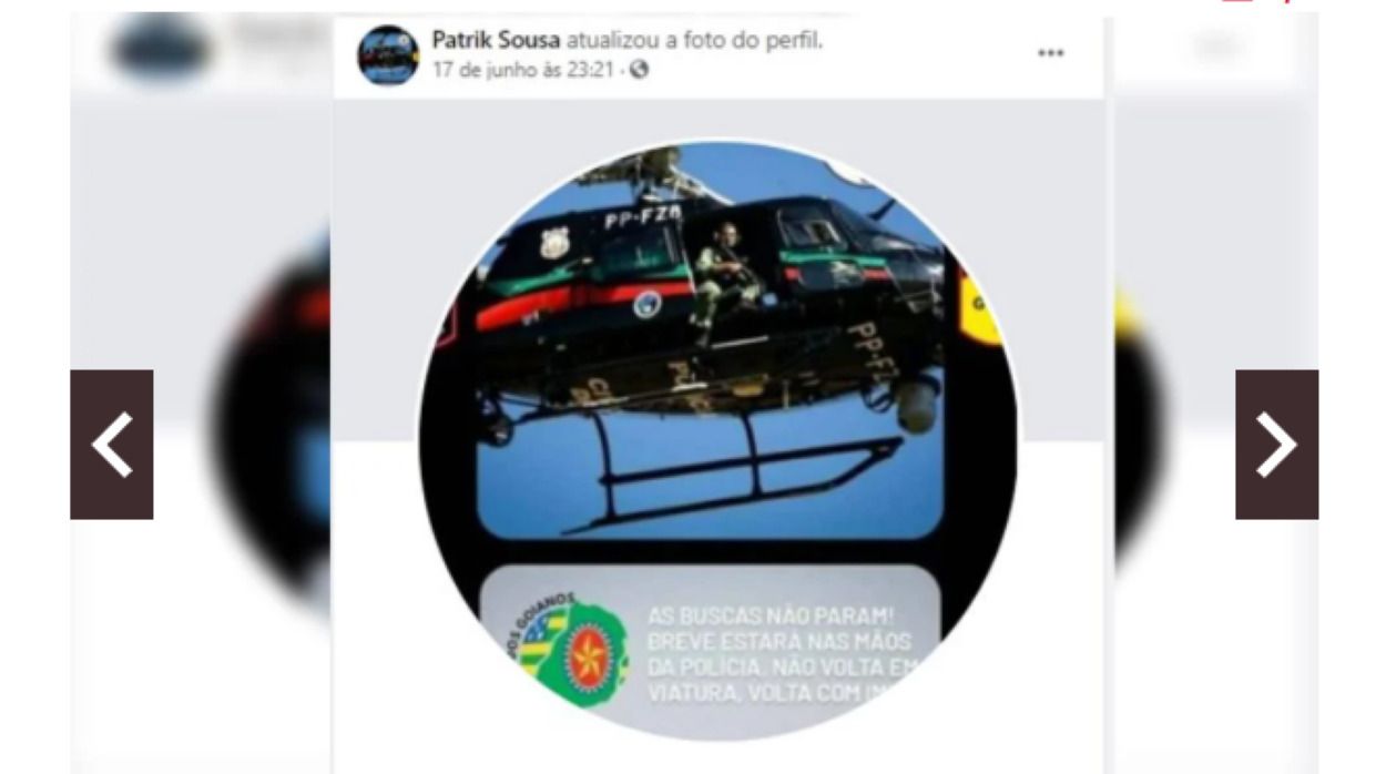 Lázaro usou perfil fake para acompanhar sua caçada na internet