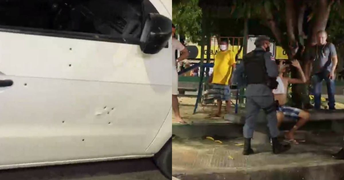 Homens com tornozeleira eletrônica são baleados em tentativa de execução no Eldorado