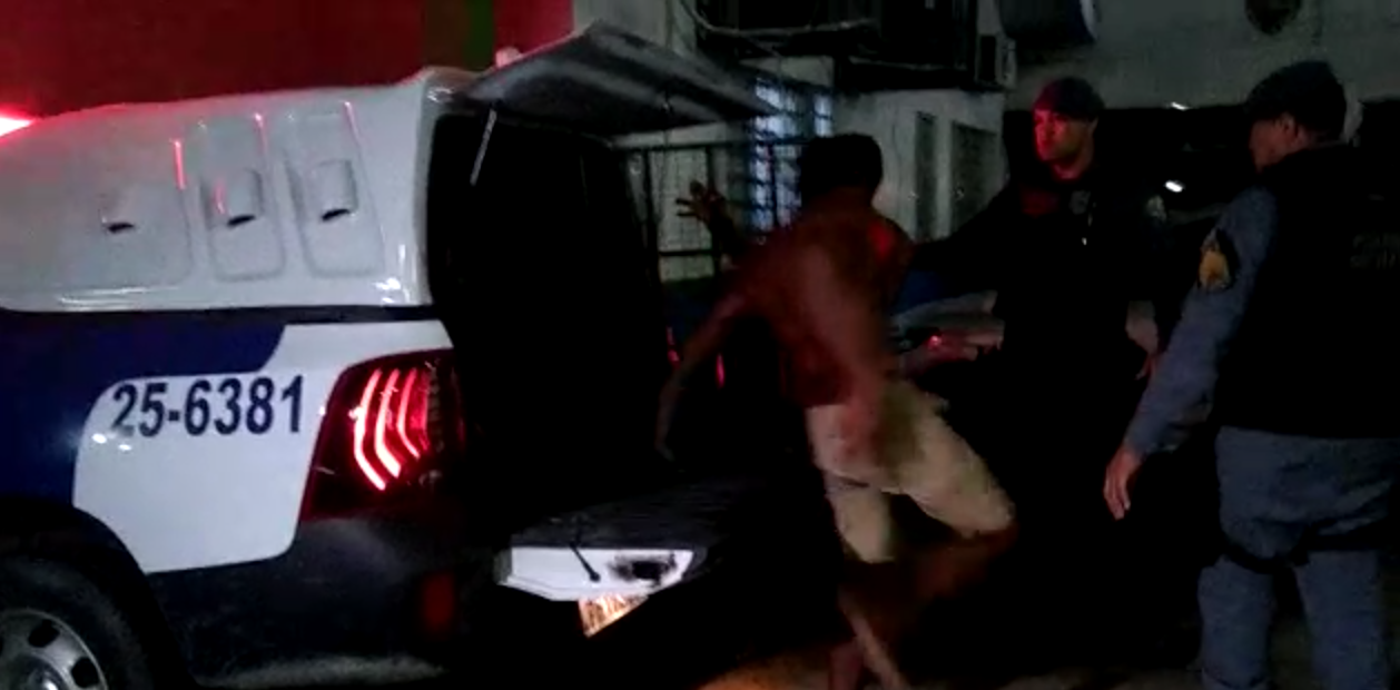 Homens são presos após atropelarem três crianças