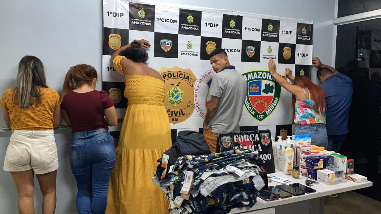 Polícia prende quadrilha que furtava produtos em shoppings