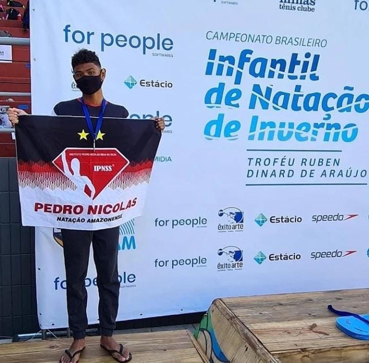 Amazonenses conquistam duas pratas e um bronze em Brasileiro de Natação Infantil