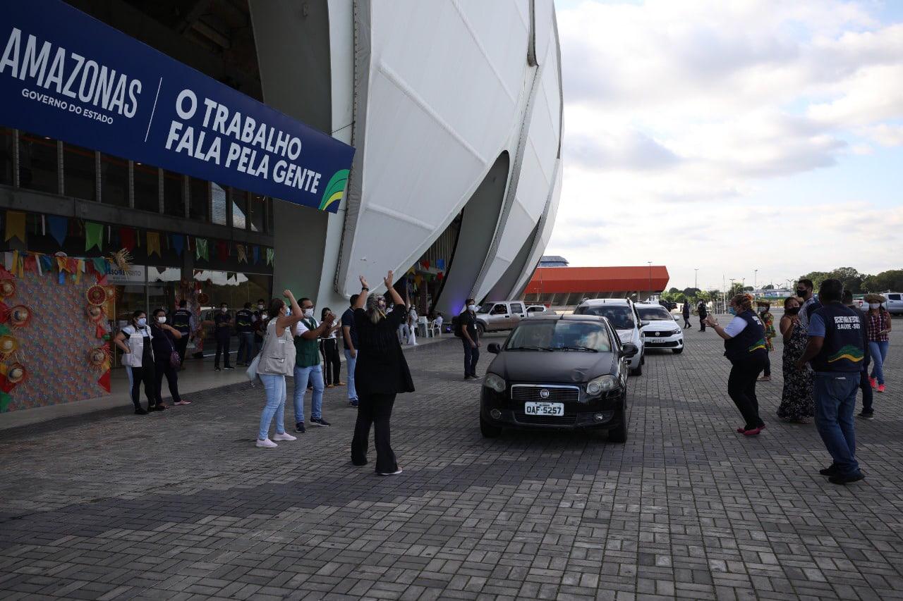 Drive-thru da Arena da Amazônia abre acesso pela rua Flaviano Limongi