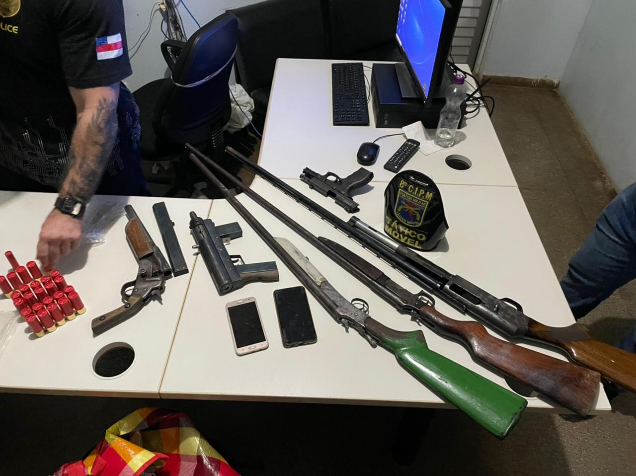 Polícia prende criminosos que planejavam ataque a facção rival