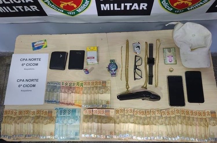 PM reformado é preso suspeito de assaltar posto de combustível