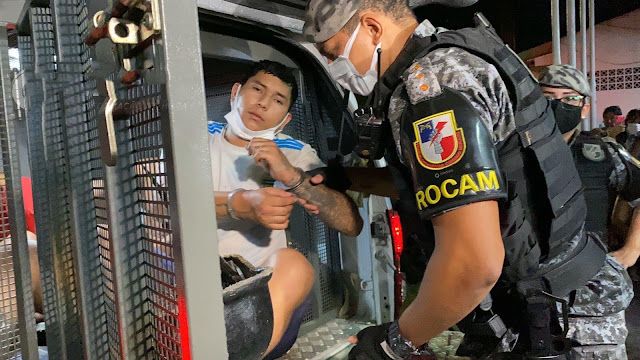 Quadrilha que iria invadir beco no Petrópolis é presa pela Rocam